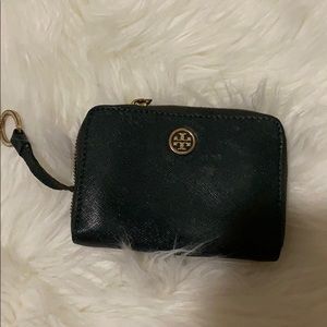 Tory Burch zip Coin Purse/pouch Card Holder Wallet